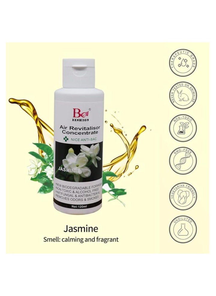 Jasmine 120ML - Beshion Air Revitalisor Concentrate Water-Soluble Drops For Humidifier