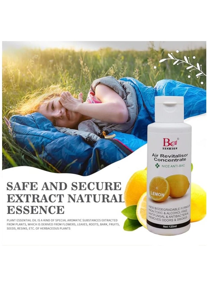 Lemon 120ML - Beshion Air Revitalisor Concentrate Water-Soluble Drops For Humidifier