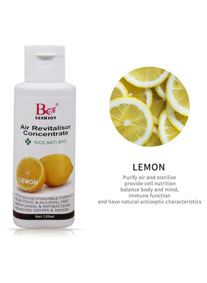 Lemon 120ML - Beshion Air Revitalisor Concentrate Water-Soluble Drops For Humidifier