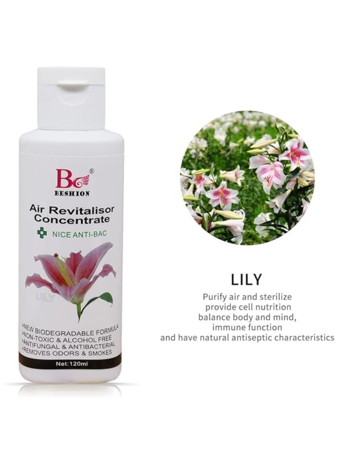 Lily 120ML - Beshion Air Revitalisor Concentrate Water-Soluble Drops For Humidifier