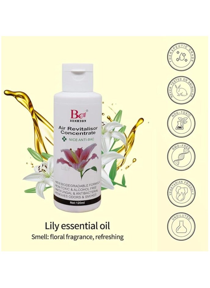 Lily 120ML - Beshion Air Revitalisor Concentrate Water-Soluble Drops For Humidifier