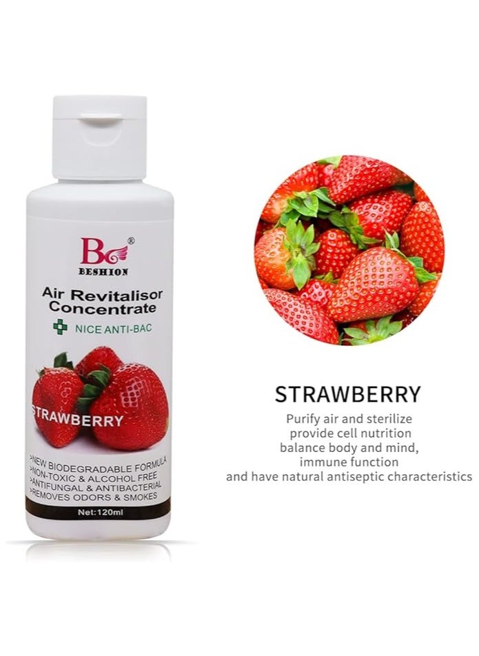 Strawberry 120ML - Beshion Air Revitalisor Concentrate Water-Soluble Drops For Humidifier