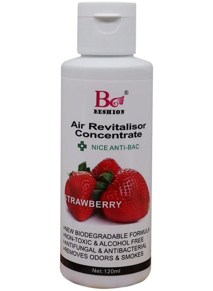Strawberry 120ML - Beshion Air Revitalisor Concentrate Water-Soluble Drops For Humidifier
