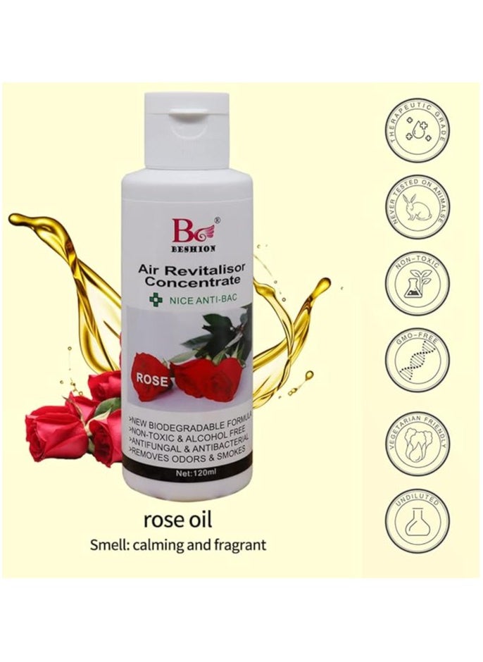 Rose 120ML - Beshion Air Revitalisor Concentrate Water-Soluble Drops For Humidifier