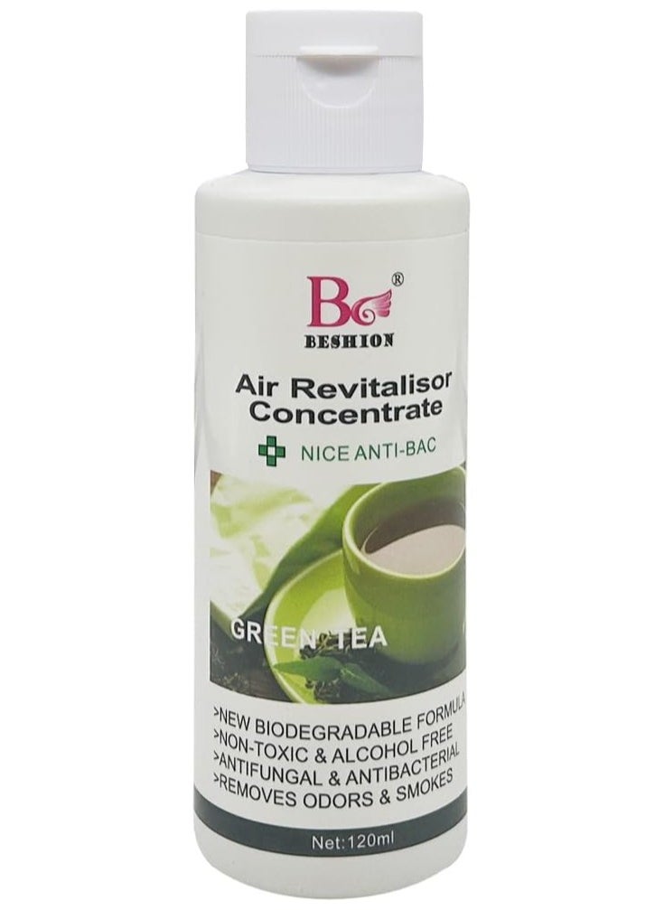 Green Tea 120ML - Beshion Air Revitalisor Concentrate Water-Soluble Drops For Humidifier