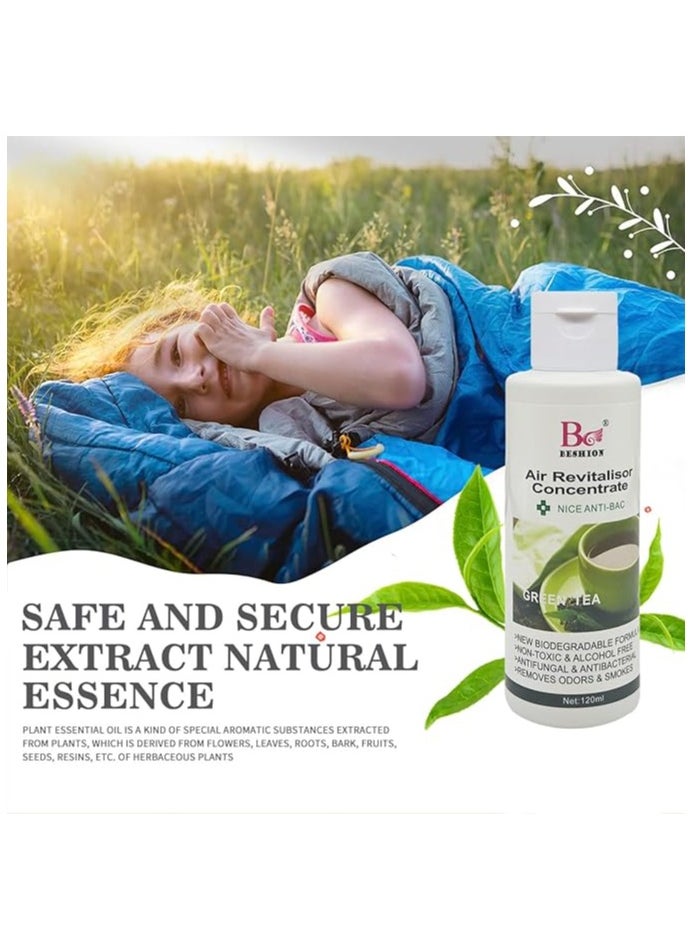 Green Tea 120ML - Beshion Air Revitalisor Concentrate Water-Soluble Drops For Humidifier