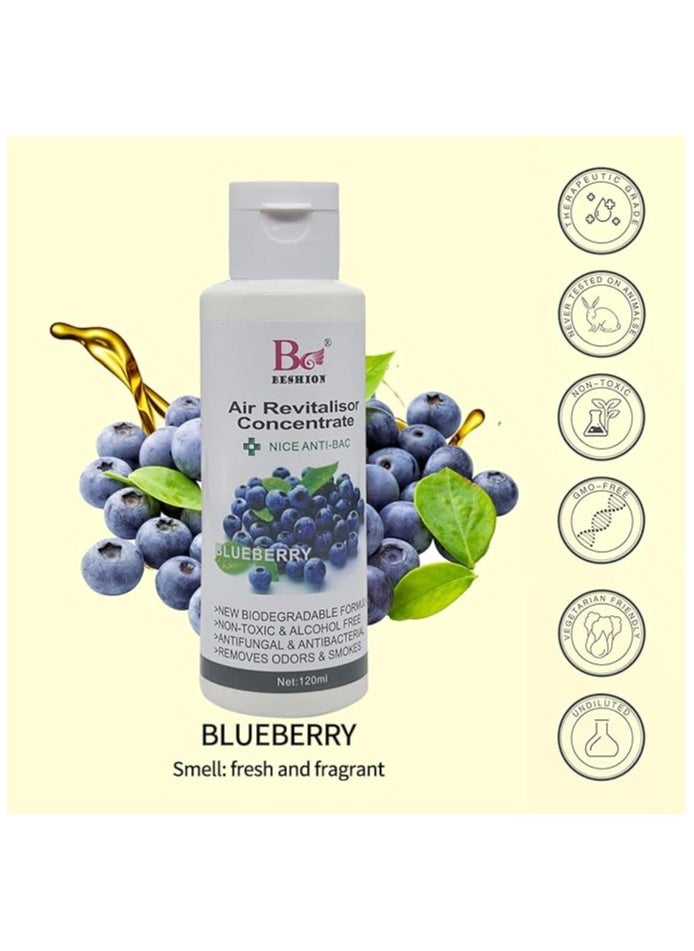 Blueberry 120ML - Beshion Air Revitalisor Concentrate Water-Soluble Drops For Humidifier