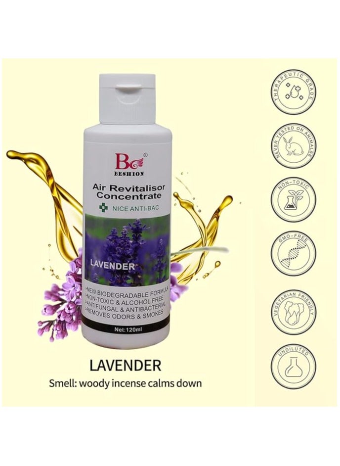 Lavender 120ML - Beshion Air Revitalisor Concentrate Water-Soluble Drops For Humidifier