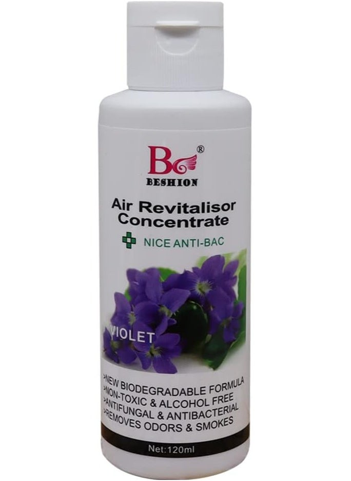Violet 120ML - Beshion Air Revitalisor Concentrate Water-Soluble Drops For Humidifier