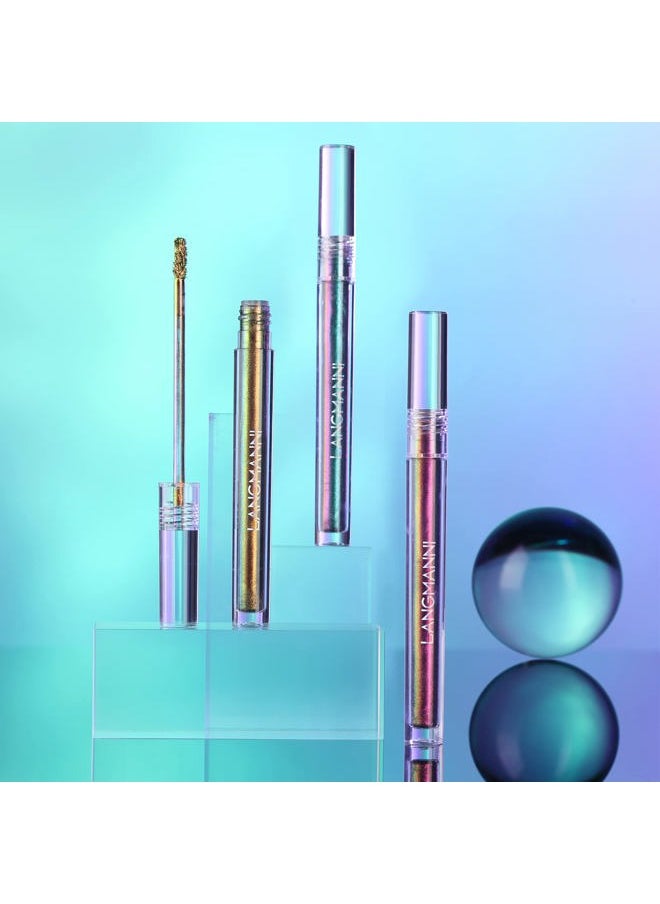 Liquid Glitter Eyeshadow Chameleon Eyeshadow Makeup,Metallic Changing Long-lasting Holographic Glitter Multichrome Eyeshadows (B-Wonder)