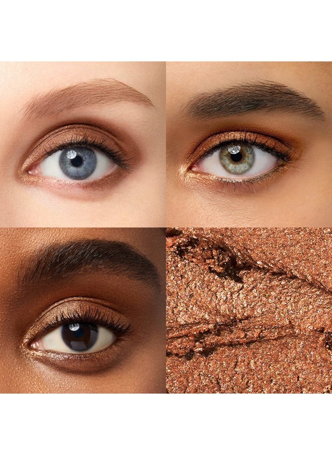Eyeshadow 101 Crème-to-Powder Waterproof Shadow Stick – Copper Shimmer – Long-Lasting, Crease-Proof, Shimmer Cream Eyeshadow with Built-in Smudger
