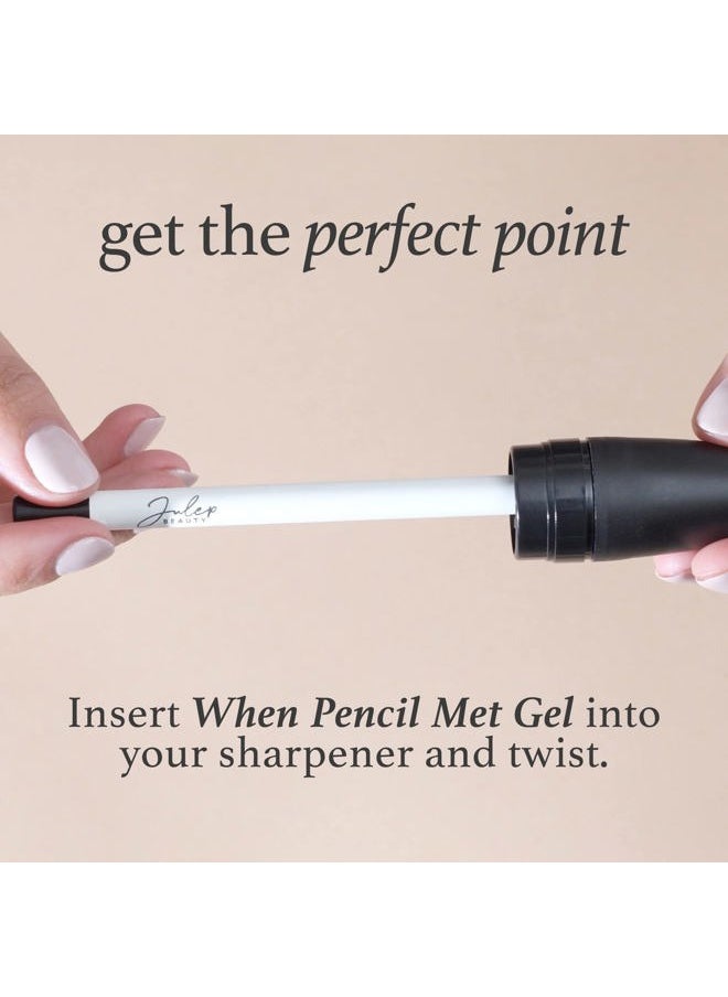 When Pencil Met Gel Sharpenable Multi-Use Longwear Eyeliner Pencil - Ocean Blue - Transfer-Proof - High Performance Liner