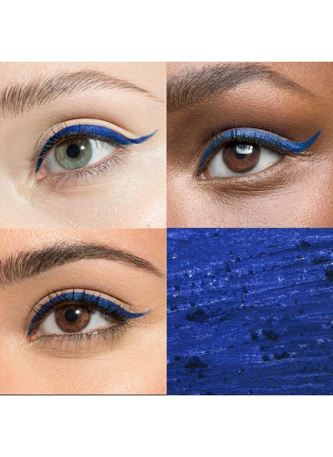 When Pencil Met Gel Sharpenable Multi-Use Longwear Eyeliner Pencil - Ocean Blue - Transfer-Proof - High Performance Liner