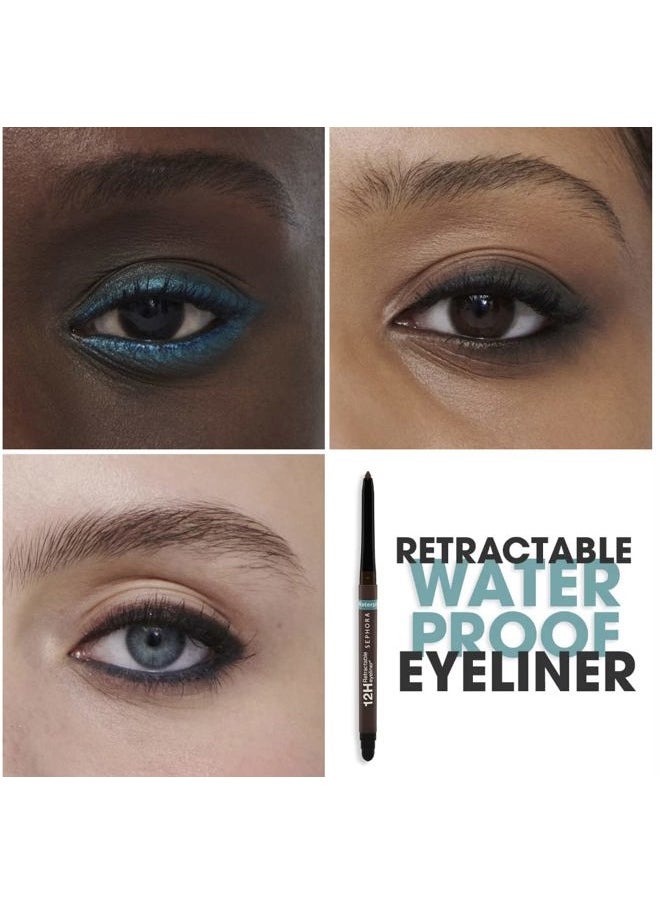 COLLECTION Waterproof 12HR Retractable Eyeliner Pencil 19- Shimmer Navy