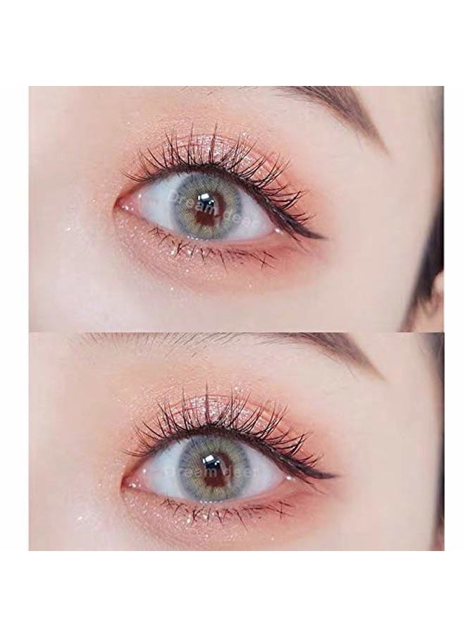 Natural Volume False Eyelashes - Ultra Light Clear Band Lashes for Office Daily Wear, 4-10mm, 4 Pairs (E3)
