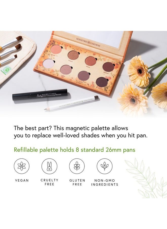 Nude Renaissance Eye Shadow Palette, Clean and Bold, 4 Highly Pigmented Colors With Long Lasting Luxe Finish, Vegan, Cruelty-Free, Gluten-Free, and Paraben-Free, Net Wt 1.3g Each