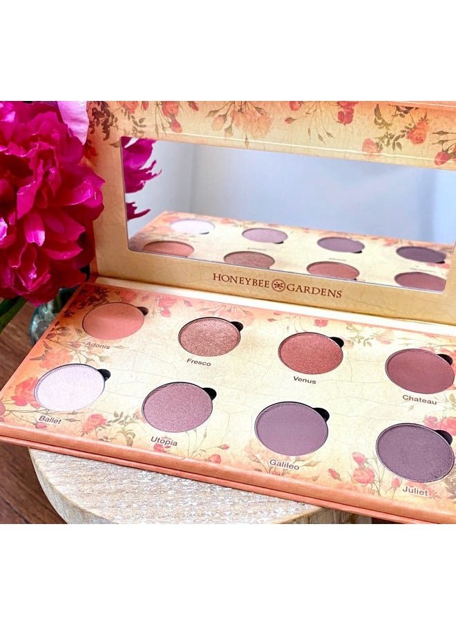 Nude Renaissance Eye Shadow Palette, Clean and Bold, 4 Highly Pigmented Colors With Long Lasting Luxe Finish, Vegan, Cruelty-Free, Gluten-Free, and Paraben-Free, Net Wt 1.3g Each