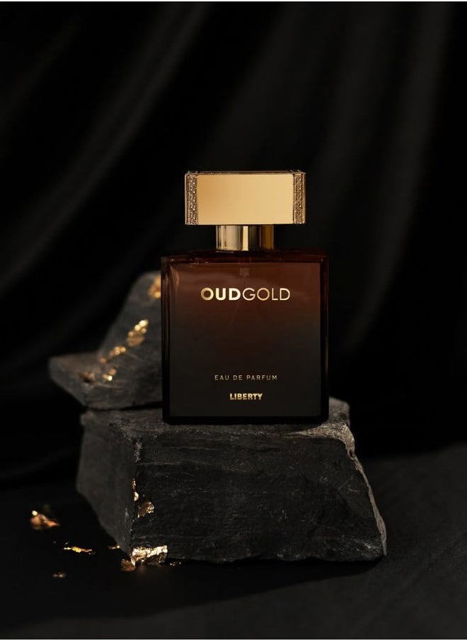 Luxury Oud OudGold Premium Perfume Spray for Men and Women (50ml/1.7Oz), Eau De Parfum (EDP), Designed in France, Long Lasting Smell, Woody notes