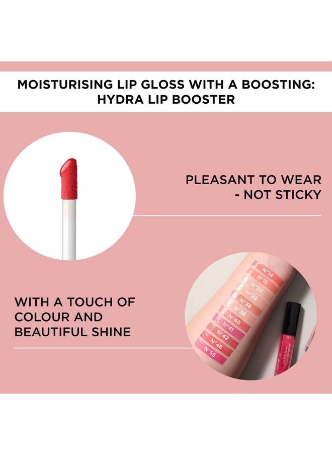 Hydra Lip Booster - Translucent Skipper's Love - Hydrating Lip Gloss - Boosting Effect - Color Hint & Beautiful Shine - Non-Sticky Finish - Lip Care - Lip Oil - Makeup - Hyaluron - 0.21 Fl Oz