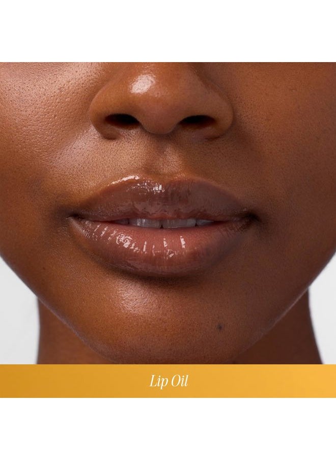 Organic Liplux Lip Oil and Lip Gloss Sunscreen with SPF 30, Dermatologist Tested Lip Balm for Daily Protection, Vegan and Gluten Free, 0.11 Fl Oz (Pack of 1)