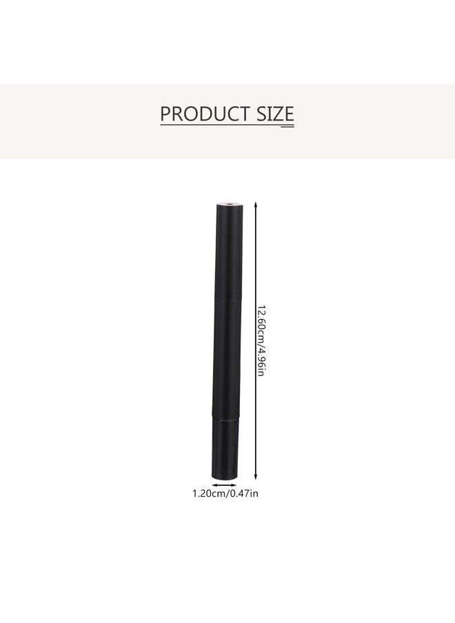Empty Nail Oil Pen 10pcs 3ml Nail Oil Cosmetic Container Lip Gloss Brush Cuticle Oil Pen with Brush Tip for Lip Gloss Nail Polish (Black) Lip Balm Containers