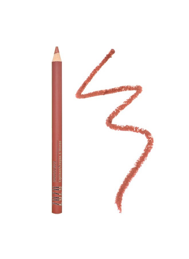 Lip Pencil, Creamy Lipliner, long lasting, Infused with Jojoba Seed Oil and Aloe for ultra hydrated lips. Natural, Paraben Free, Vegan, Gluten-free,Cruelty-free, Non GMO, (1, Innocence)