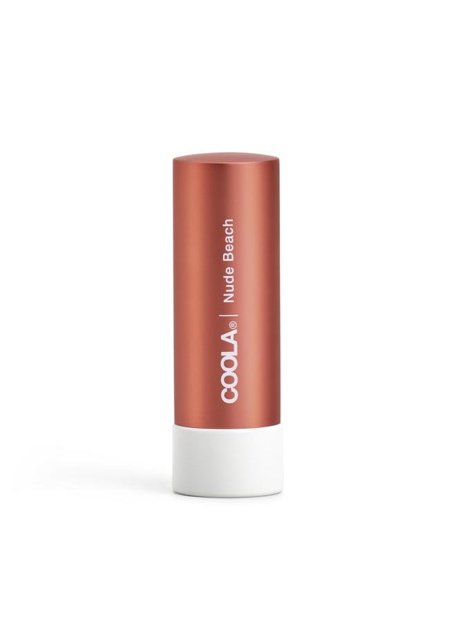 Organic Tinted Lip Balm & Mineral Sunscreen with SPF 30, Dermatologist Tested Lip Care for Daily Protection, Vegan, Nude Beach, 0.15 Oz