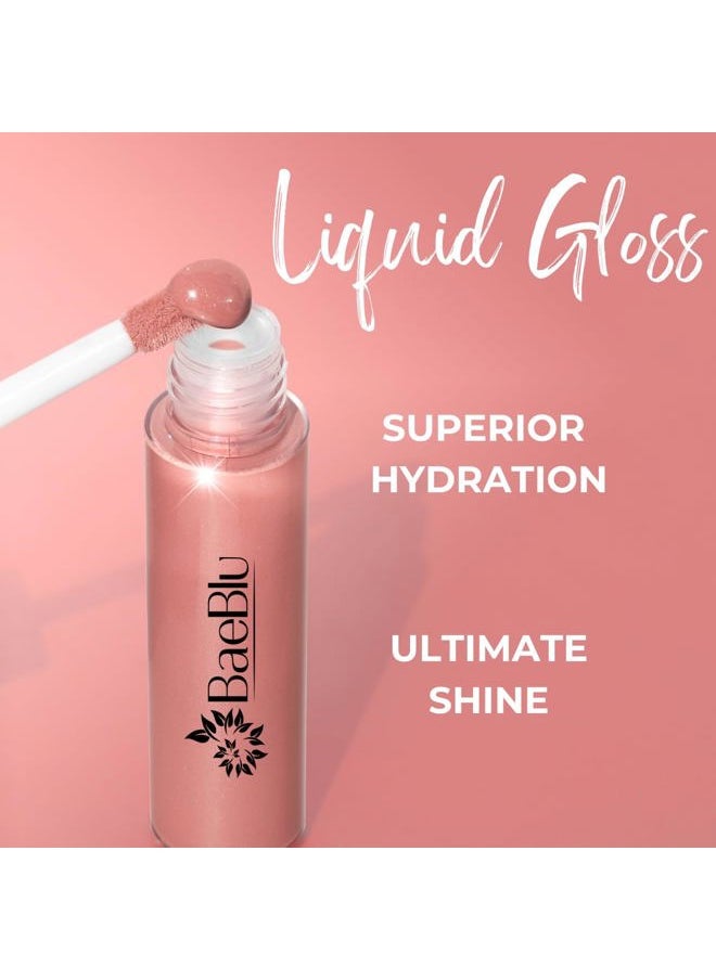 Organic Vegan Lip Gloss, 100% Natural Non-Toxic Moisturizing Ingredients, Dewberry