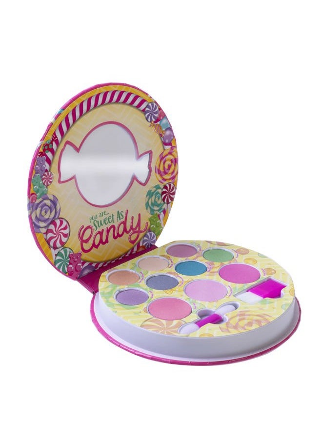 Sparkle & Shine Eyeshadow Makeup Palette, Sweet as Candy Shimmer | Christmas Make Up Collection | Holiday Present | Gift for Girls