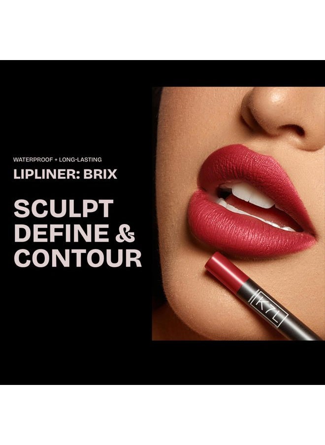 Red Lipliner (Vegan) - Waterproof and Smudge-Proof Cosmetics