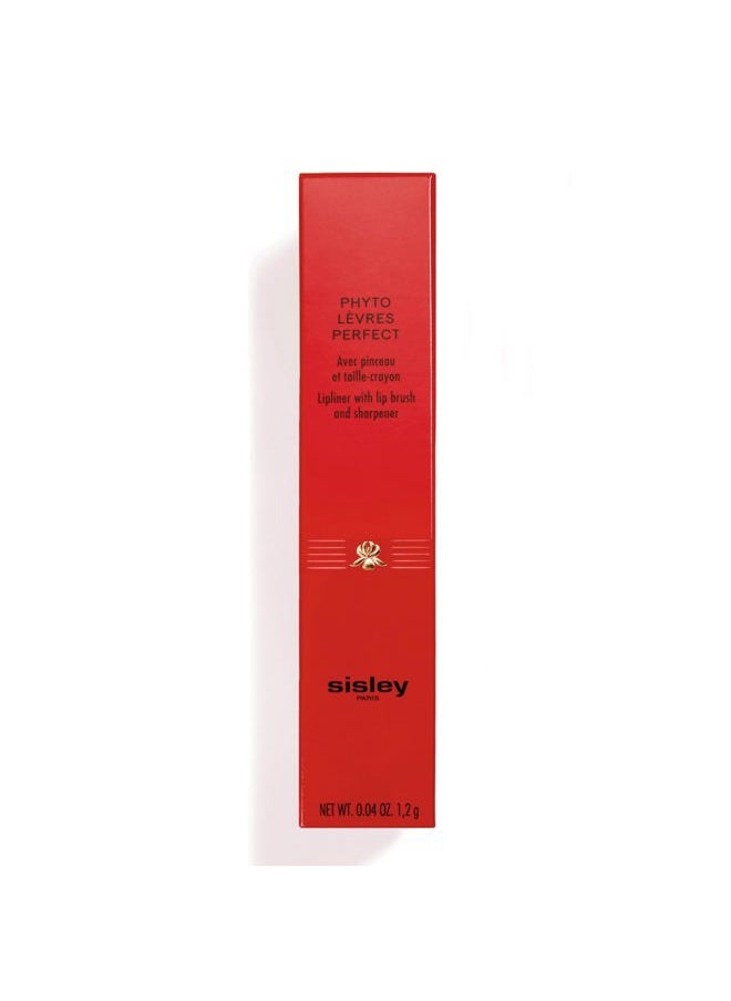 Phyto-Levres Perfect, 9 Fushia - Firm, Gentle, Easy-Glide Lip Pencil - Nourishes, Hydrates & Comforts Lips - Long-Wear Formula - Includes Brush & Sharpener