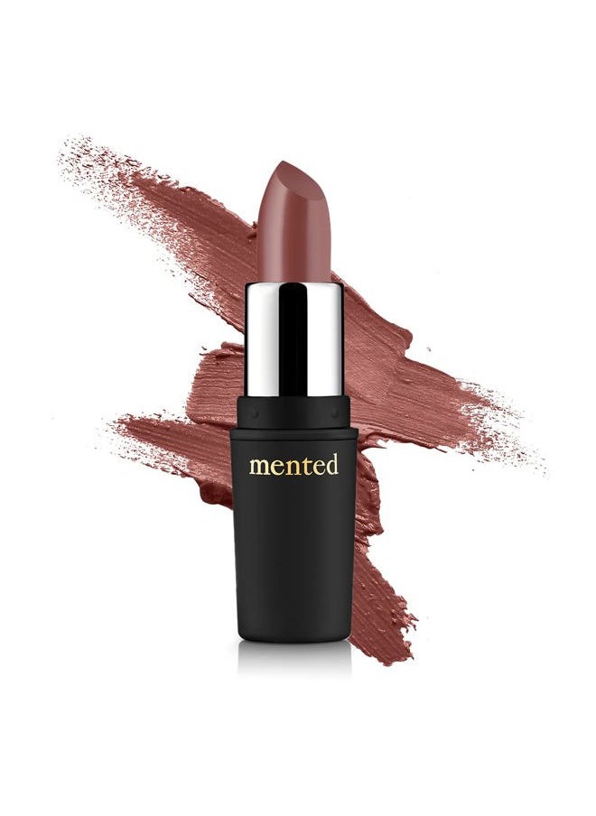 Cosmetics Nude Lipstick for Women, Semi-Matte Long-Lasting Lip Stick, Moisturizing Vegan, Paraben & Cruelty-Free, Enhances All Complexions, Perfect for Everyday Makeup, Mented No. 5