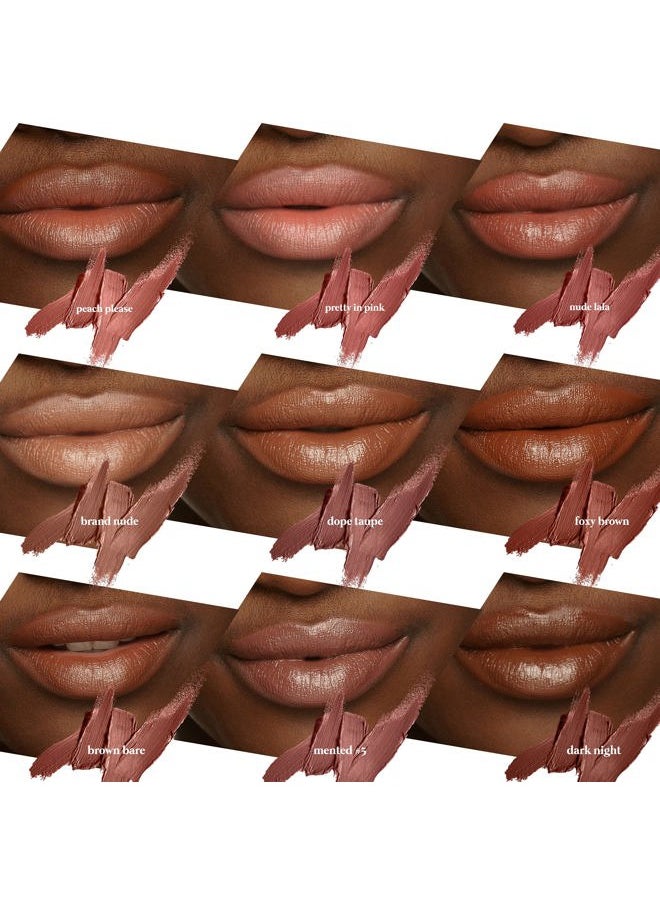 Cosmetics Nude Lipstick for Women, Semi-Matte Long-Lasting Lip Stick, Moisturizing Vegan, Paraben & Cruelty-Free, Enhances All Complexions, Perfect for Everyday Makeup, Mented No. 5