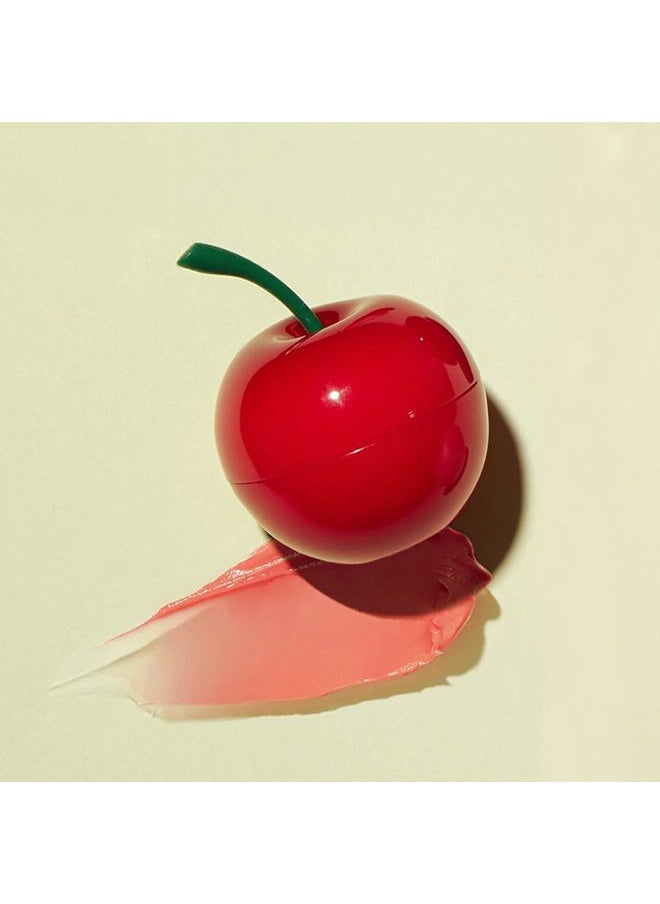 Mini Cherry Lip Balm, Easter Basket Stuffers, Korean Lip Balm for Women & Men, Hydrating & Moisturizing
