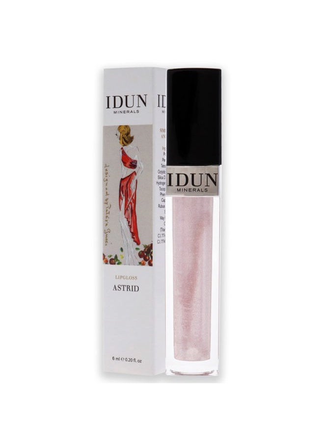 Lip Gloss - Soft, Creamy Formula for Velvet Soft, Shiny Pout - Intense Vitamin E Hydration for Dry, Chapped Lips - Non-Sticky, Long Lasting Pigment - 001 Astrid - 0.27 oz