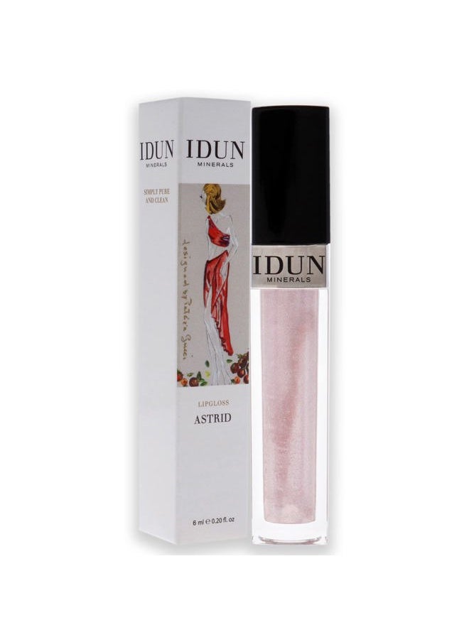 Lip Gloss - Soft, Creamy Formula for Velvet Soft, Shiny Pout - Intense Vitamin E Hydration for Dry, Chapped Lips - Non-Sticky, Long Lasting Pigment - 001 Astrid - 0.27 oz