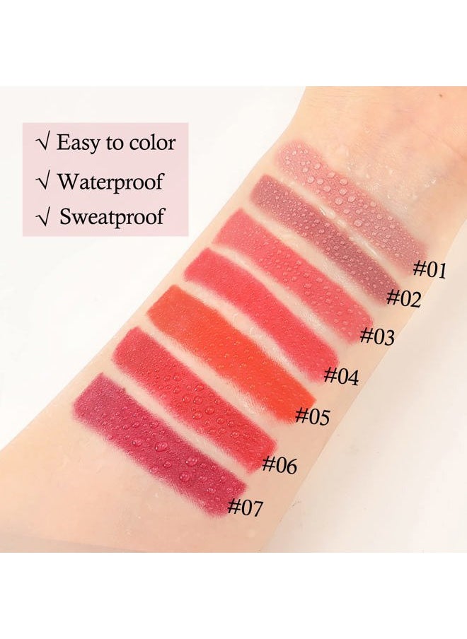 Matte Lip Crayon Lipstik Pencil Velvety Creamy Matte Lip Liner Full Coverage High Pigment Waterproof Long Lasting Lipstick for Women, Matte Lip Color with Smooth