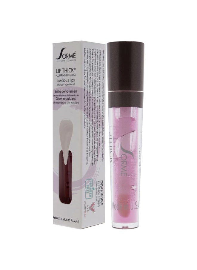 Sorme Cosmetics LipThick Plumping Gloss in Clear | Plumping Lip Gloss with Vitamins and Botanicals | Lip Plumping Gloss with Maxi-Lip Peptides | Cruelty-Free Lip Makeup