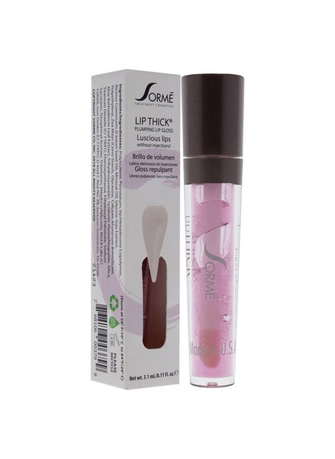 Sorme Cosmetics LipThick Plumping Gloss in Clear | Plumping Lip Gloss with Vitamins and Botanicals | Lip Plumping Gloss with Maxi-Lip Peptides | Cruelty-Free Lip Makeup