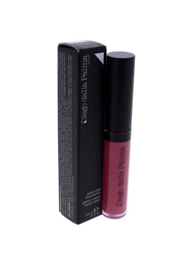 Makeupstudio Geisha Matt Liquid Lipstick - Incredibly Creamy Texture - Non-Dusty Matte Finish - Soft And Luscious Lips - Hyper-Velvety And Intense Color - 03 Zen Garden - 0.2 Oz