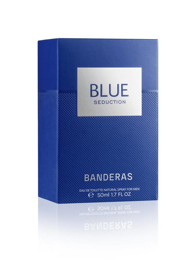 Antonio Perfumes - Blue Seduction - Eau de toilette for Men - Long Lasting - Fresh and Casual Fragance - Ideal for Day Wear - 1.7 Fl. Oz