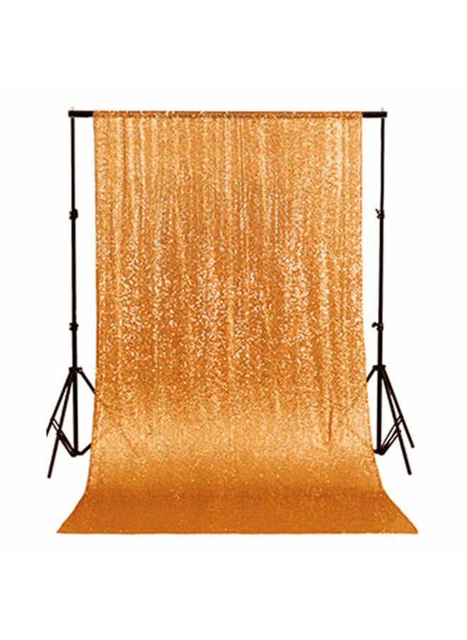 Sequin Backdrop 4FTx6FT-Gold Backdrops Photography Background for Wedding/Party/Curtain/Birthday/Christmas/Prom/Other Event Decor -(48inx72in) (Gold)