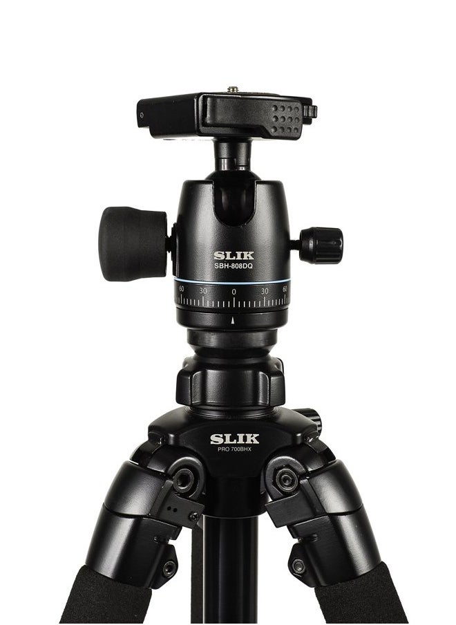 Pro 700 BHX AMT Tripod with SBH-808DQ Ball Head - Black