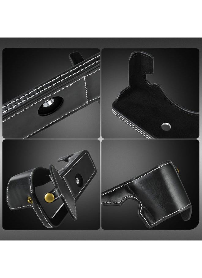 X-H2S/ X-H2 Case - Quality PU Leather Half Case for Fujifilm XH2S/ XH2 Digital Camera - Body Protective Grip Case for Fuji XH2s XH2 - Black