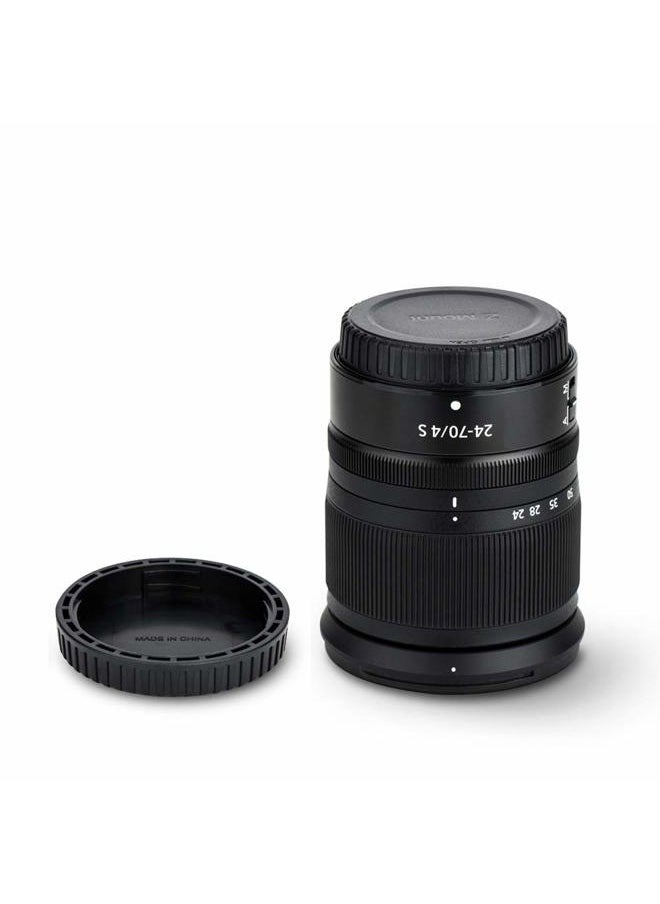 Rear Lens Cap & Body Cap Cover for Nikon Z Mount Camera Z30 Z50 Z5 Z6 Z6 II Z6 III Z7 Z7 II Z9 Z fc Replace LF-N1 Lens Cap & BF-N1 Body Cap -5 Packs