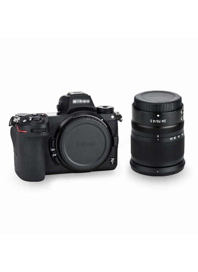 Rear Lens Cap & Body Cap Cover for Nikon Z Mount Camera Z30 Z50 Z5 Z6 Z6 II Z6 III Z7 Z7 II Z9 Z fc Replace LF-N1 Lens Cap & BF-N1 Body Cap -5 Packs