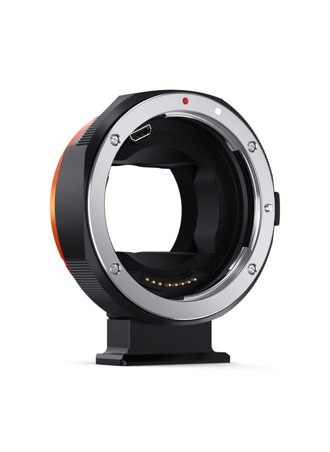 EF/EF-S to E Electronic Lens Adapter, K&F Concept Auto Focus Lens Mount Adapter Ring Compatible for Canon EF EF-S Mount Lens to Sony E Mount Cameras