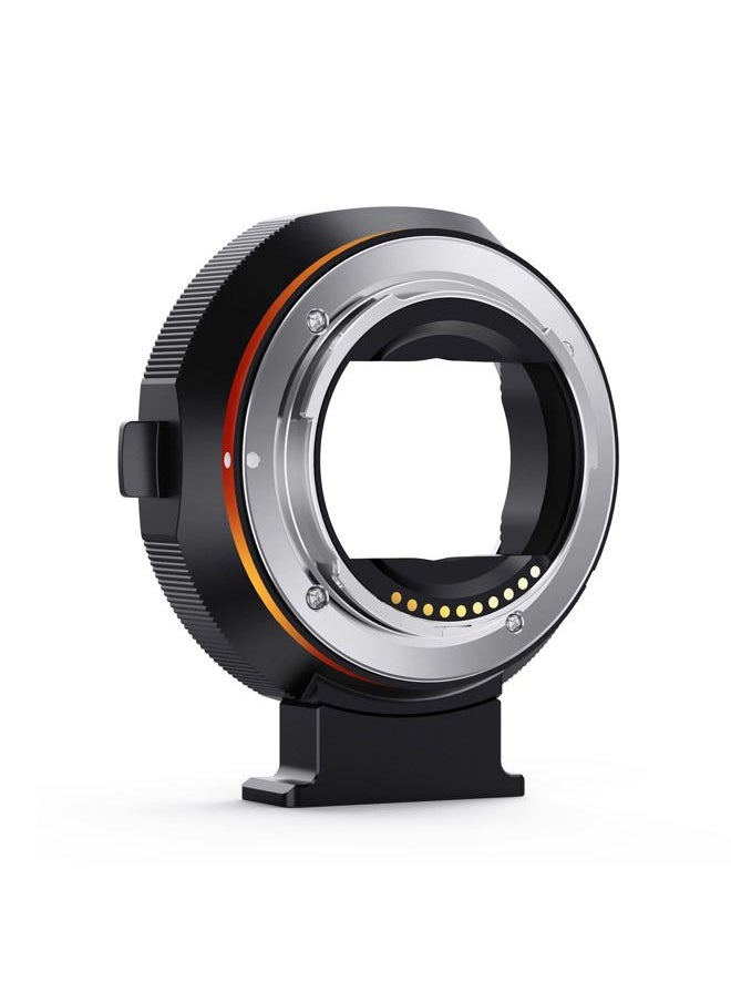 EF/EF-S to E Electronic Lens Adapter, K&F Concept Auto Focus Lens Mount Adapter Ring Compatible for Canon EF EF-S Mount Lens to Sony E Mount Cameras