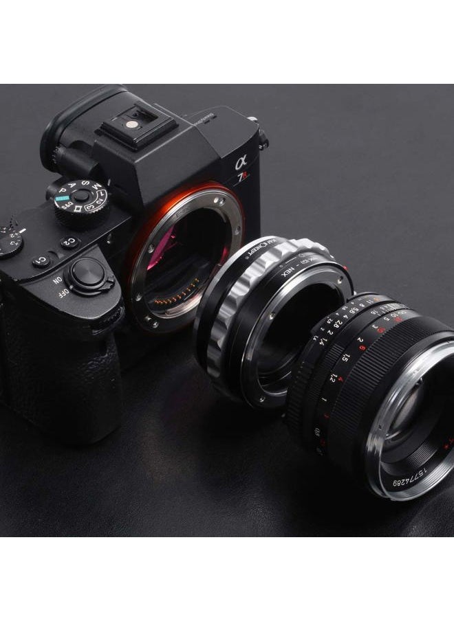 Lens Mount Adapter Compatible with Nikon G AF-S F AIS AI Nikkor F Mount G-Type D/SLR Lens to Sony Alpha E-Mount NEX Camera Compatible with Sony Alpha A7,A6000,A6300,A6500,A5000,A5100