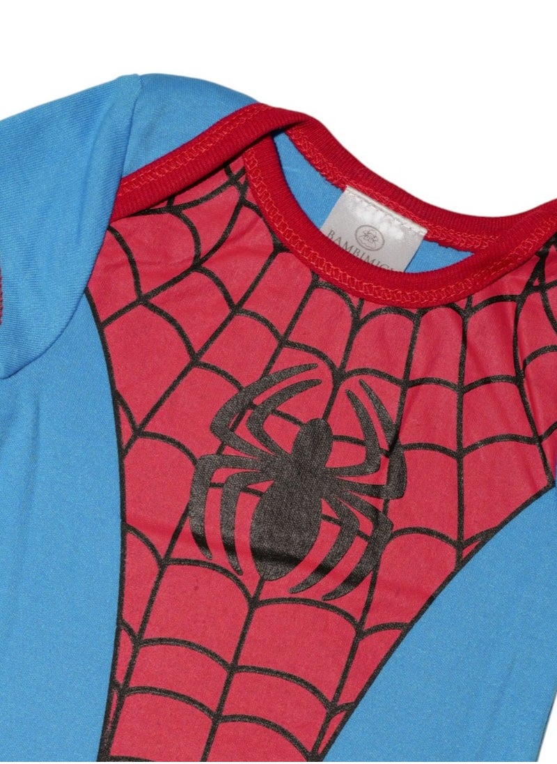 Bambimici Spiderman Printed Onesie Short Sleeve